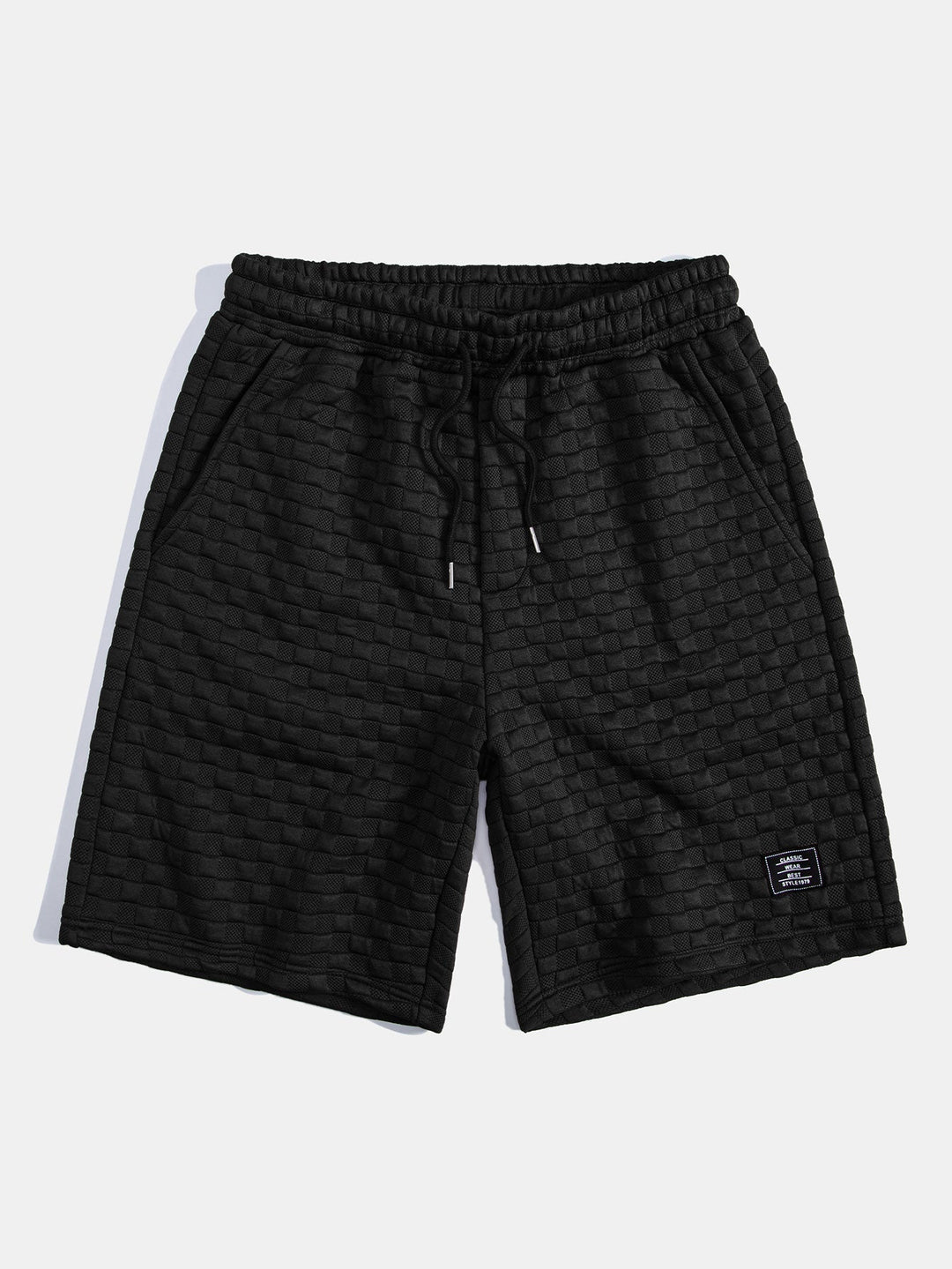 Sweat à capuche à ourlet en jacquard à damier <tc>T-Shirt</tc> & Jacquard à damier <tc>S</tc>horts