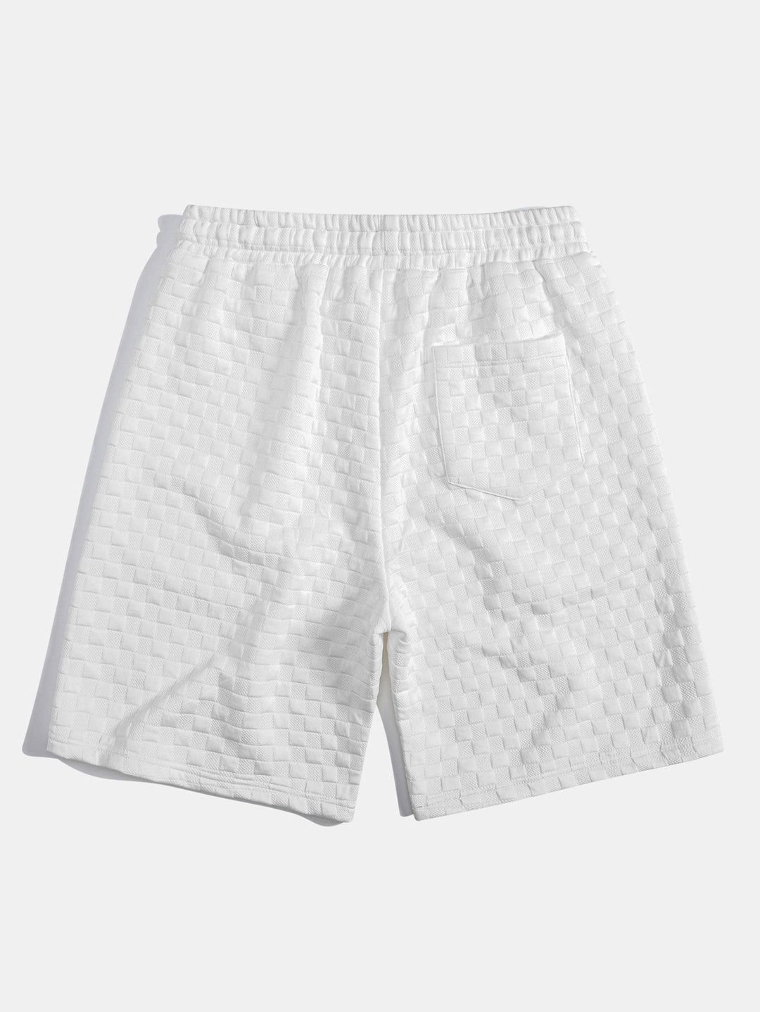 Sweat à capuche à ourlet en jacquard à damier <tc>T-Shirt</tc> & Jacquard à damier <tc>S</tc>horts