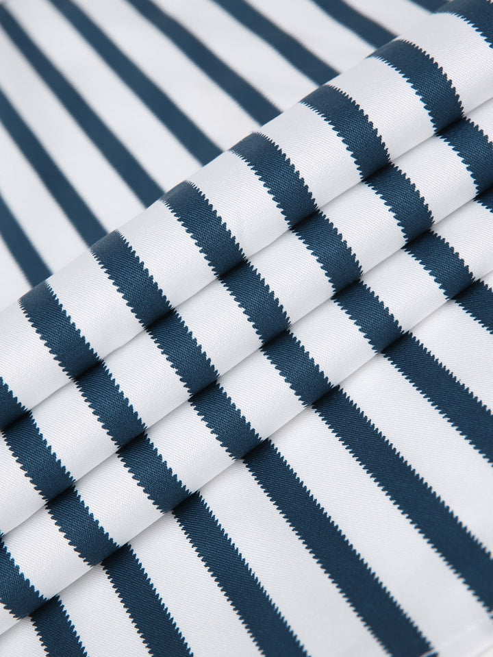 Chemise à rayures à manches longues avec boutons